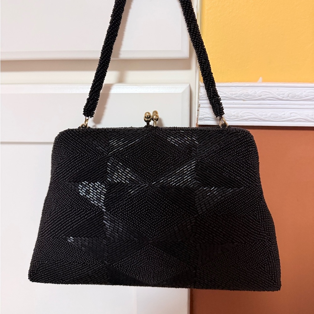 Regale Beaded Evening Shoulder Bag - Unbranded